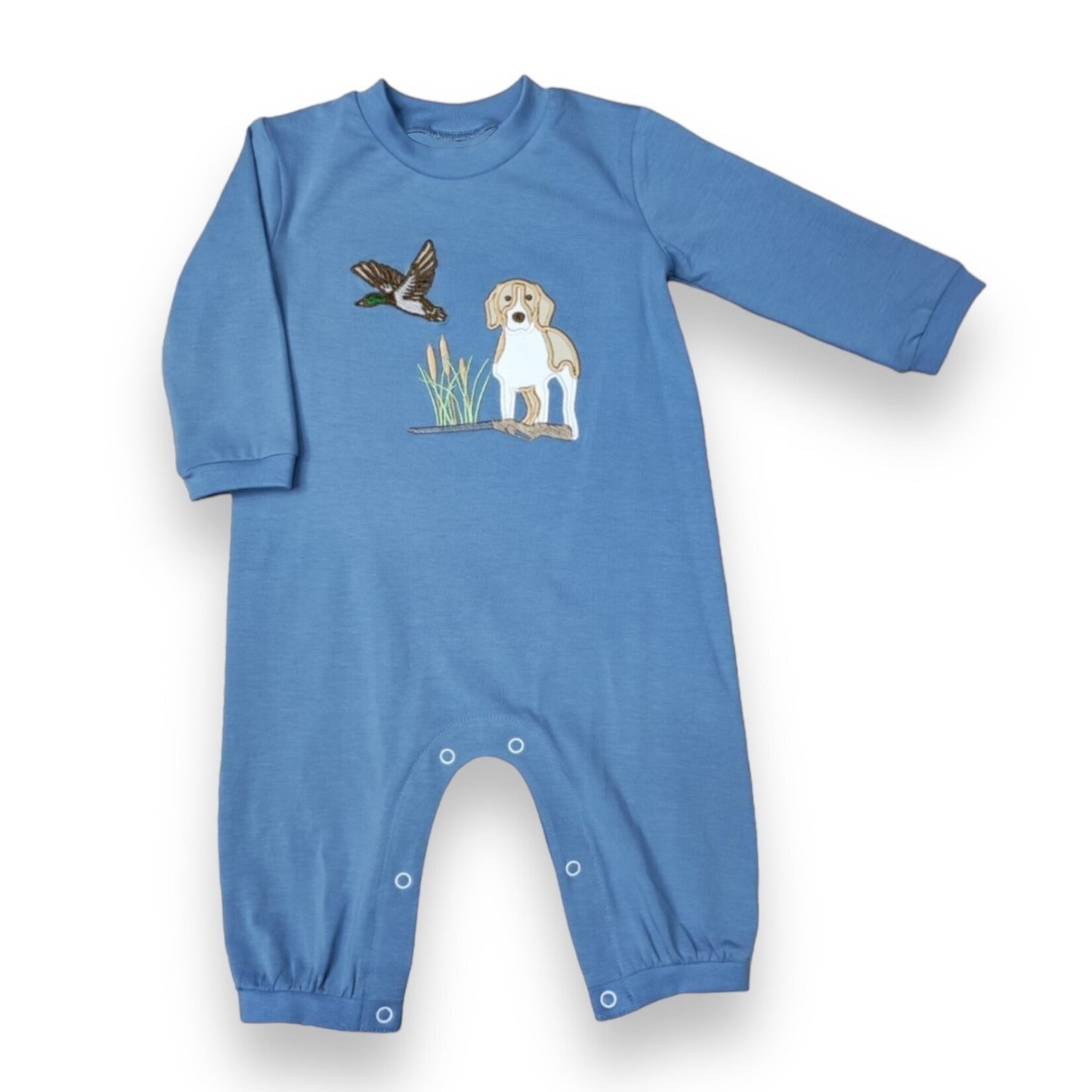 LR1896 Dog Cute Baby Toddler Long sleeve baby kid rompers