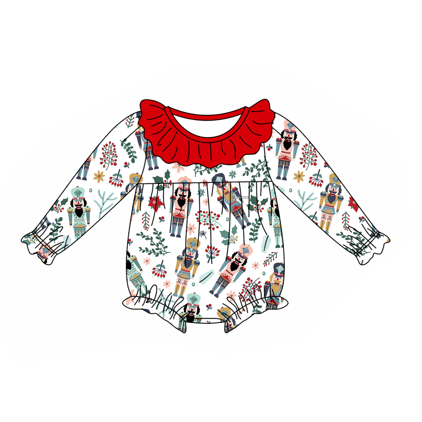 LR1948 Cartoon Cute Baby Toddler Long sleeve infant baby kid rompers