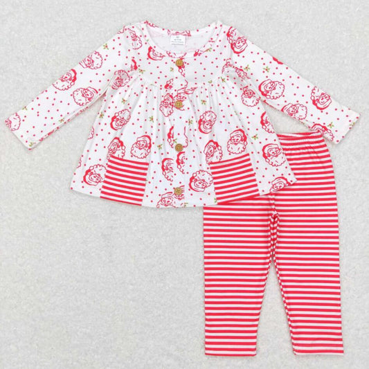 GLP0989 Kids Girls Christmas Santa Boutique Outfit