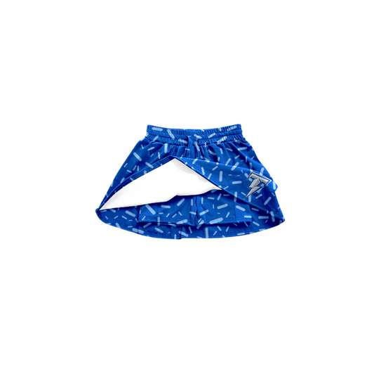 4.22 Preorder(moq 5) Baby Girls Team Blue T Skort Shorts Bottoms
