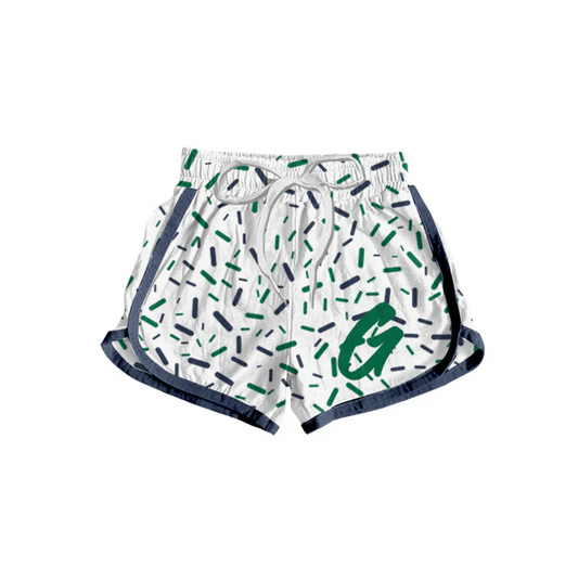 4.22 Preorder(moq 5) Baby Girls Team Green G Sports Shorts