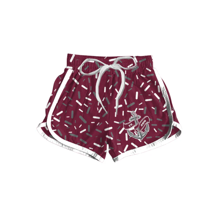 4.25 Preorder(moq 5) Baby Girls Team St Ann Sports Shorts