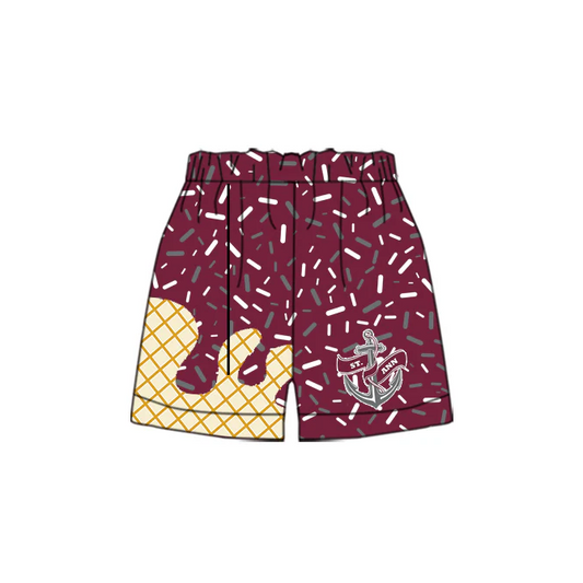 4.25 Preorder(moq 5) Baby Boys Team St Ann Sports Shorts