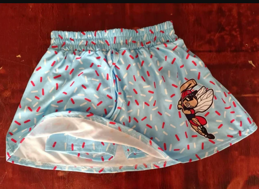 4.26 Preorder(moq 5) Baby Girls Bee Men Team Skorts Shorts Bottoms