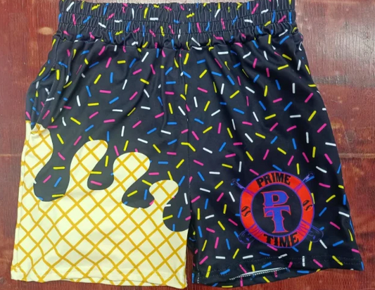 5.7 Preorder moq 5 Baby Boys Black PT Team Shorts Bottoms
