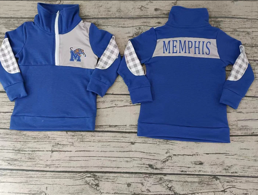 5.8 Baby Boys Team Blue Pullover Shirt Tee Shirts preorder(moq 5)