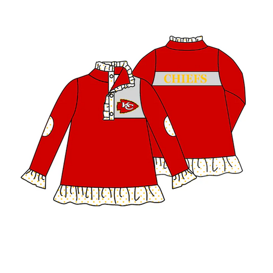 5.8 Baby Girls Team Red 2 Pullover Shirt Tee Shirts preorder(moq 5)