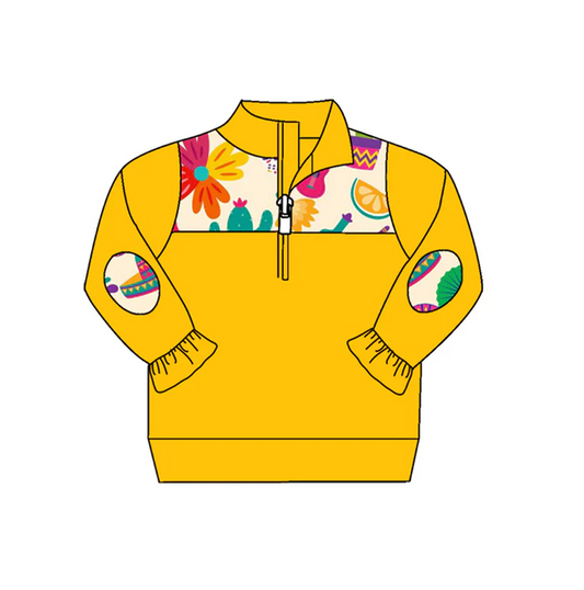 5.8 Baby Girls Cactus Pullover Shirt Tee Shirts preorder(moq 5)
