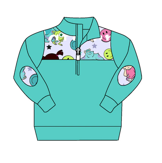 5.8 Baby Boys Cartoon Monster Pullover Shirt Tee Shirts preorder(moq 5)