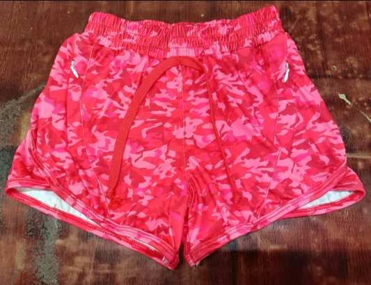 5.12 Preorder moq 5 Baby Girls Watermelon Camo Shorts Bottoms With Belt