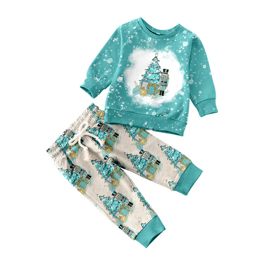5.14 Baby Boys Christmas Tree Soldier Pants Sets preorder(moq 5)