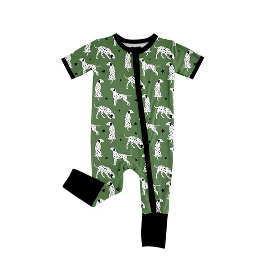 5.22 Preorder (moq 5)Baby Girls Long Ruffle Sleeves Peach Leaves Bows Rompers