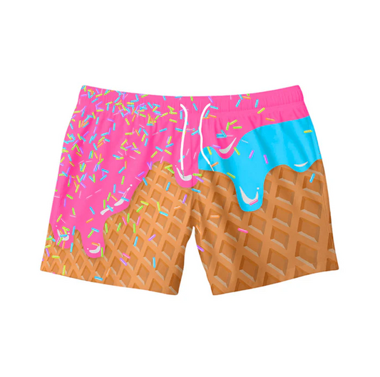 5.27 Preorder moq 5 Baby Boys Hotpink Chocolate Drips Shorts Bottoms