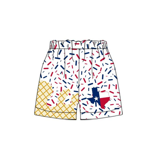 5.27 Preorder moq 5 Baby Boys Texas Team Shorts Bottoms