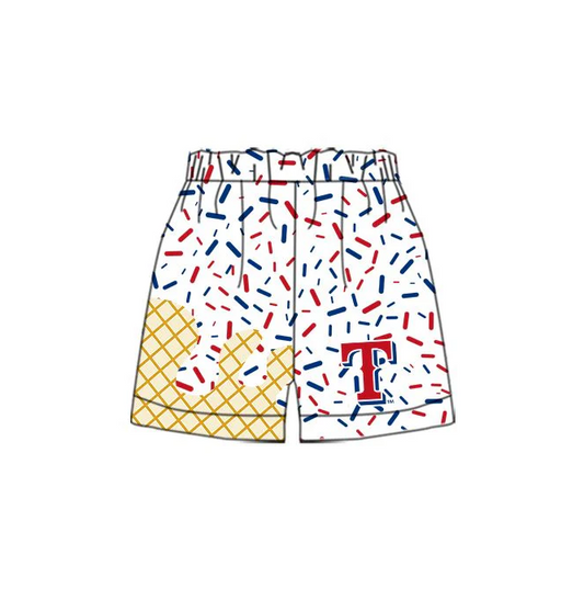 5.27 Preorder moq 5 Baby Boys Texas Team Shorts Bottoms