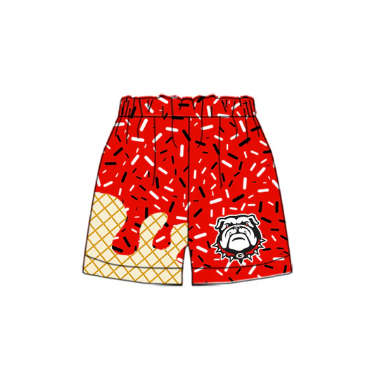 5.27 Preorder moq 5 Baby Boys Georgia Bulldog Team Shorts Bottoms