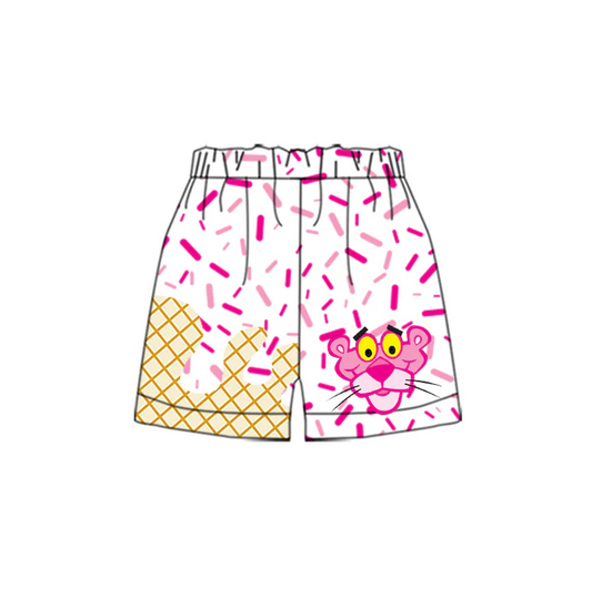 6.3 Preorder moq 5 Baby Boys Pink Tiger Sprinkles Team drips Shorts Bottoms