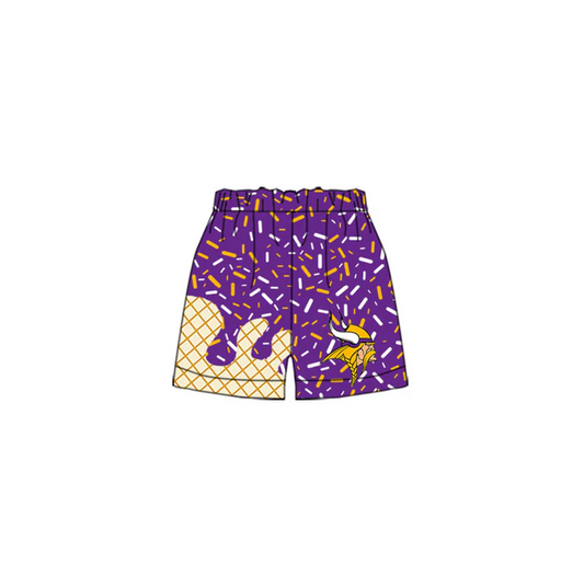 6.3 Preorder moq 5 Baby Boys Vikings Team drips Shorts Bottoms