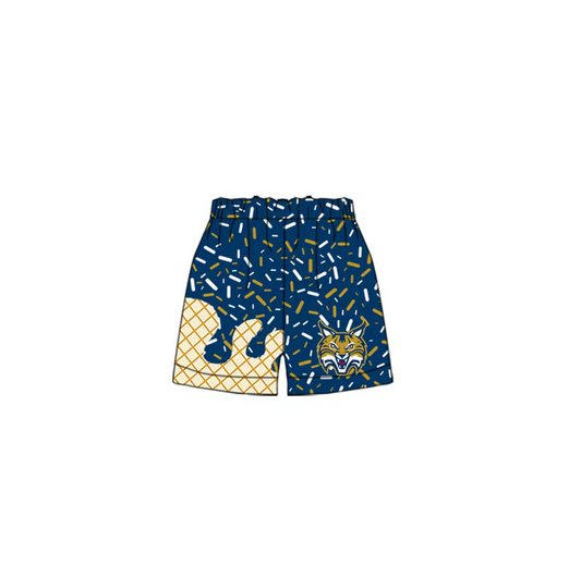 6.3 Preorder moq 5 Baby Boys Bobcats Team drips Shorts Bottoms