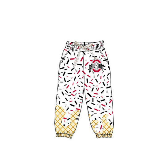 6.12 Preorder(moq 5)Baby Boys Ohiostate Team Jogger Pants Bottoms