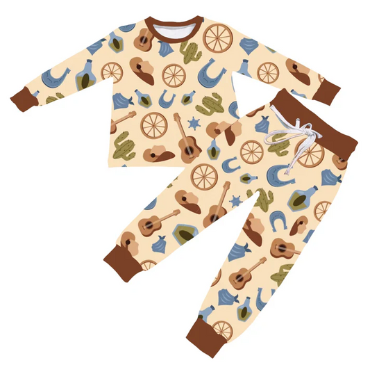 6.13 Baby Kids Western Pants Clothes Sets preorder(moq 5)