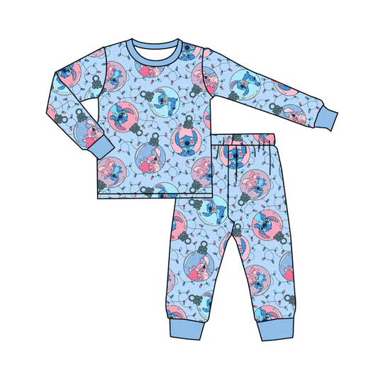 6.13 Baby Boys Cartoon Pink pajamas Clothes Sets preorder(moq 5)