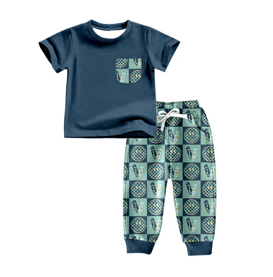 6.13 Baby Boys Smile Pants Clothes Sets preorder(moq 5)