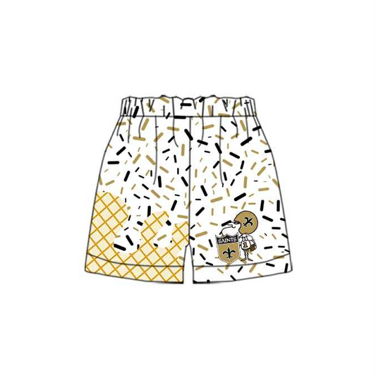 6.19 Preorder(moq 5) Baby Boys Team saints Sports Shorts