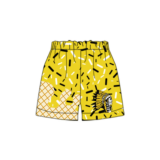 6.21 Preorder(moq 5) Baby Boys Team Seminole Indians Sports Shorts