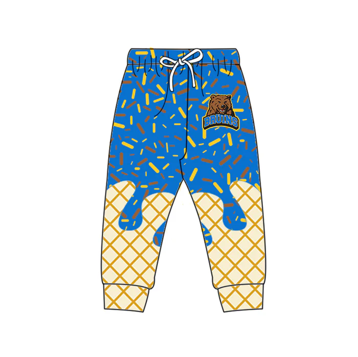 6.30 Preorder (moq 5)Baby Boys Blue Bruins Drip Team Pant