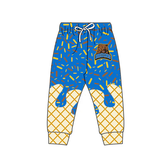 6.30 Preorder (moq 5)Baby Boys Blue Bruins Drip Team Pant