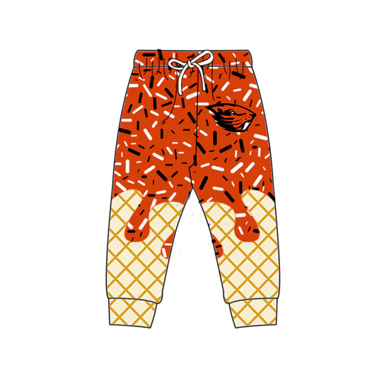 6.30 Preorder (moq 5)Baby Boys Red S Trees Drip Team Pant