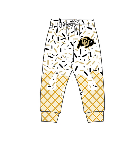 6.30 Preorder (moq 5)Baby Boys Black CU Drip Team Pant