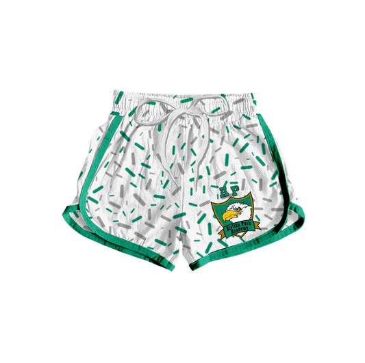 7.1 Preorder(moq 5) Baby Girls Airline Park Team Sprinkles Sports Shorts