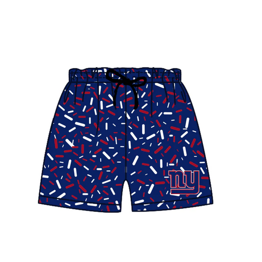 7.2 Preorder(moq 5) Baby Boys Navy NY Team Sports Shorts