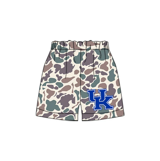 7.2 Preorder(moq 5) Baby Boys Grey Camouflage UK Team Sports Shorts