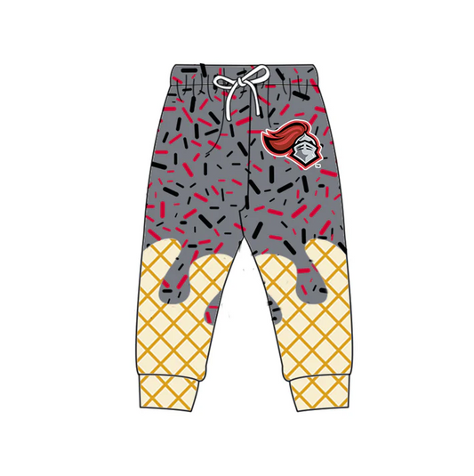 7.2 Preorder (moq 5)Baby Boys Gray Spartan Drip Team Pant
