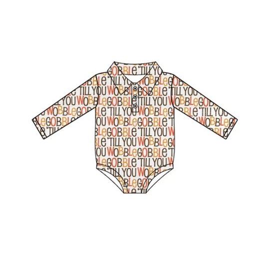 7.12 Preorder moq 5 Baby Infant Boys Long Sleeves Till You Plaid Button Rompers
