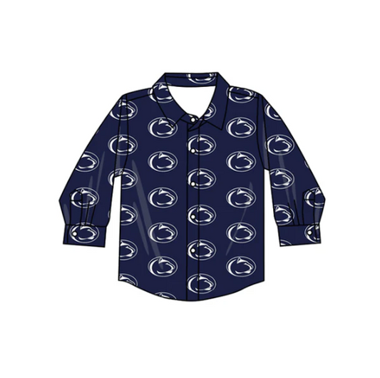 7.14 Preorder (moq 5)Baby Boys Long Sleeves Leopard Plaid Team Zipper Shirts Top