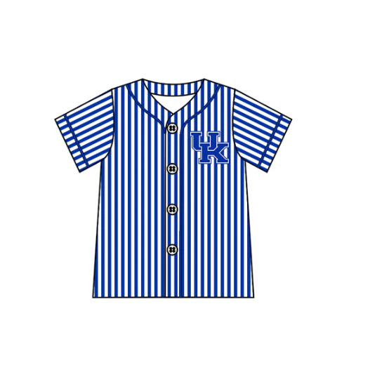 7.23 preorder(moq 5) Baby Boys UK Team Blue Stripes Shirts