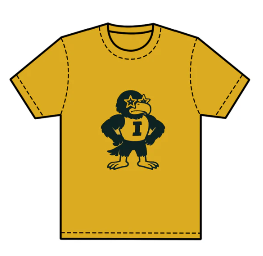 7.24 preorder(moq 5) Baby Boys Yellow Short Sleeves Eagles I Team Tee Shirts Tops