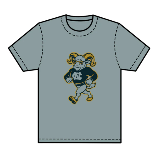 7.24 preorder(moq 5) Baby Boys Gray Short Sleeves Goats CN Team Tee Shirts Tops
