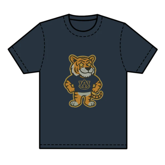 7.24 preorder(moq 5) Baby Boys Black Short Sleeves Tigers AU Team Tee Shirts Tops