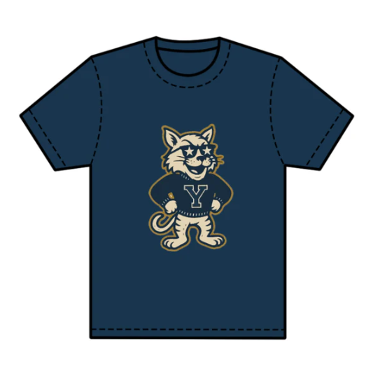 7.24 preorder(moq 5) Baby Boys Navy Short Sleeves Cats Y Team Tee Shirts Tops
