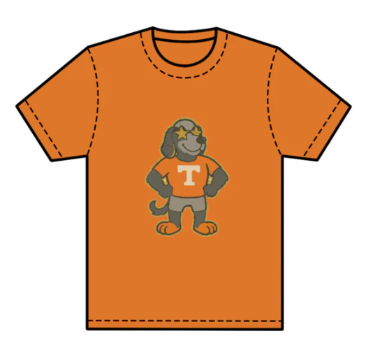 7.25 preorder(moq 5) Baby Boys Orange Short Sleeves Dogs T Team Tee Shirts Tops