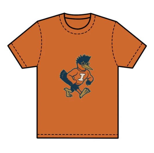 7.25 preorder(moq 5) Baby Boys Orange Short Sleeves I Eagles Team Tee Shirts Tops