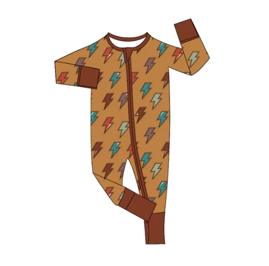 7.30 Preorder(moq 5)Baby Infant Boys Long Sleeves Colorful Lights Plaid Zipper Rompers