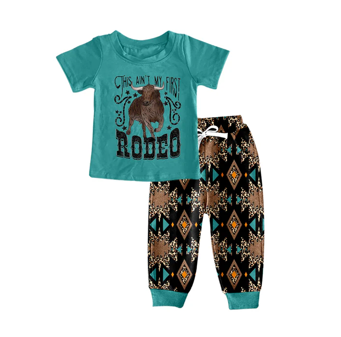 8.16 Baby Boys Rodeo Shirt Pants Clothing Sets preorder(moq 5)