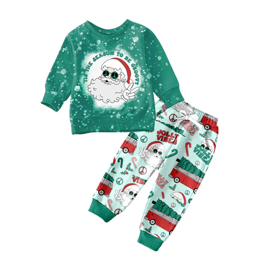 8.16 Baby Boys Christmas Santa Pants Clothing Sets preorder(moq 5)