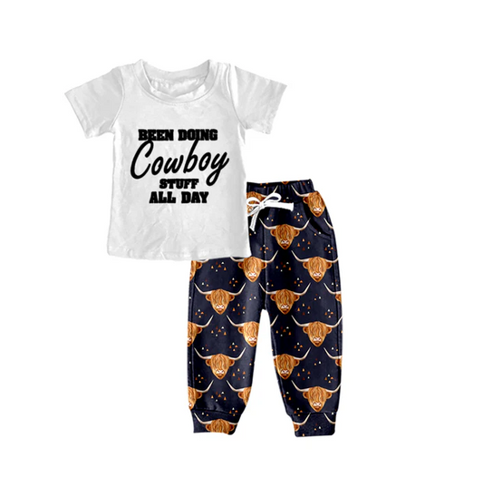 8.16 Baby Boys Western Cowboy Shirt Pants Clothing Sets preorder(moq 5)
